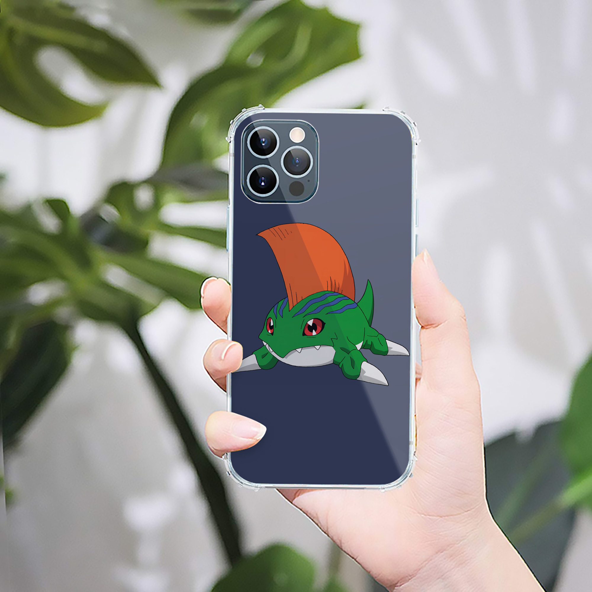 （画像用） Digimon デジタルモンスター/デジモン 【iPhone 12シリーズ対応】透明スマホケース（クリアソフトケース）